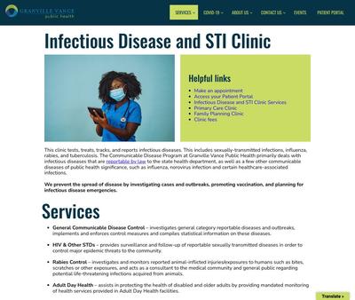 STD Testing at Vance County Health Department