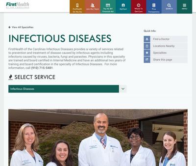 STD Testing at FirstHealth of the Carolinas Infectious Diseases