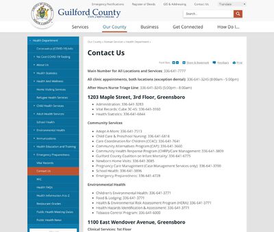 STD Testing at Guilford County Public Health