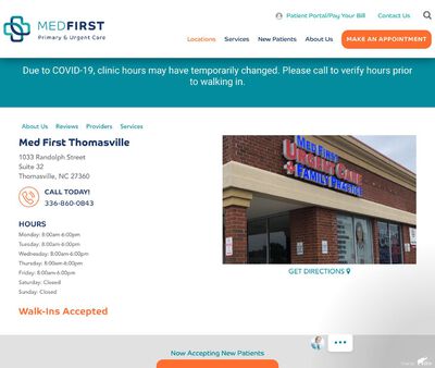 STD Testing at Med First Primary & Urgent Care