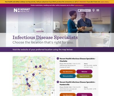 STD Testing at Novant Health (Infectious Disease Specialists)