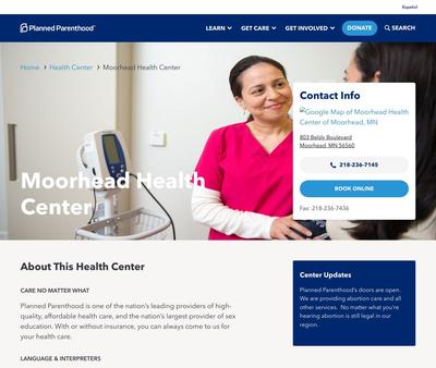 STD Testing at Planned Parenthood - Moorhead Clinic