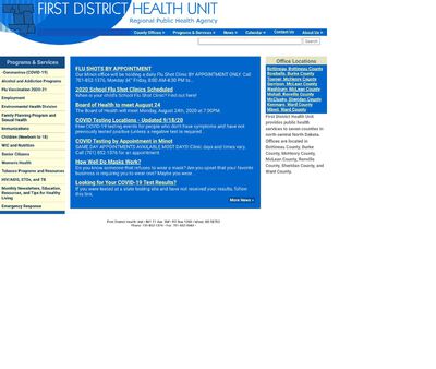 STD Testing at First District Health Unit