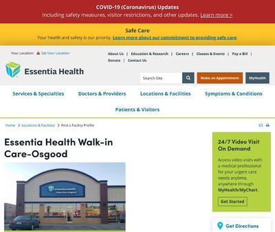 STD Testing at Essentia Health Walk-in Care-Osgood