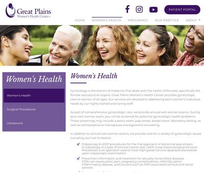 STD Testing at Great Plains Women's Health Center P.C