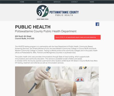 STD Testing at Pottawattamie County Health
