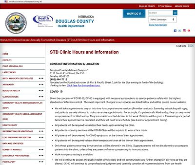 STD Testing at Douglas County Health Deaprtment