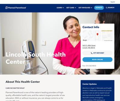 STD Testing at Planned Parenthood - Lincoln South Health Center