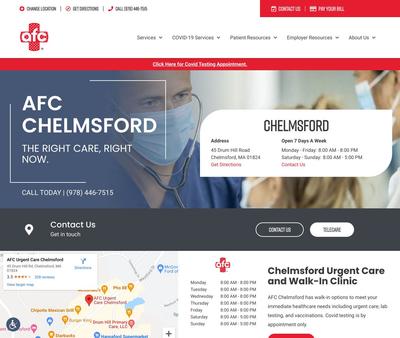 STD Testing at AFC Urgent Care Chelmsford