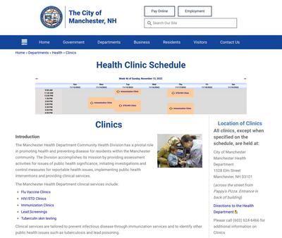 STD Testing at Manchester Health Department