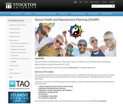 STD Testing at Stockton University