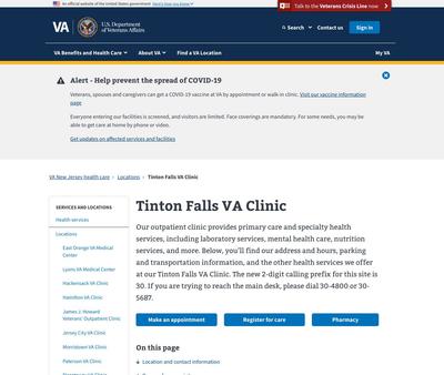 STD Testing at Tinton Falls VA Clinic