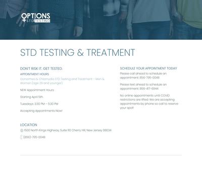 STD Testing at My Health Options