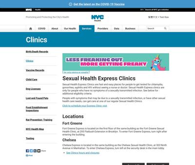STD Testing at Chelsea Express