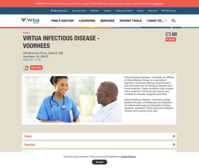 STD Testing at Virtua Infectious Disease - Voorhees