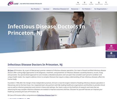 STD Testing at ID Care Infectious Disease Princeton
