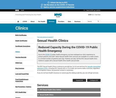 STD Testing at Chelsea Sexual Health Clinic