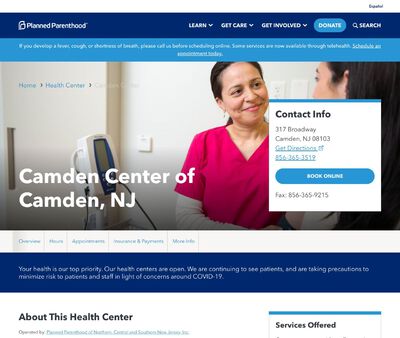 STD Testing at Planned Parenthood - Camden Health Center