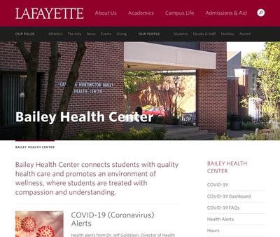 STD Testing at Bailey Health Center