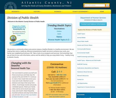 STD Testing at Atlantic County Division of Public Health