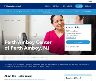 STD Testing at Planned Parenthood - Perth Amboy Health Center