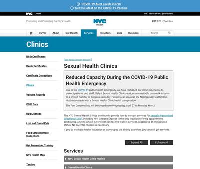 STD Testing at Chelsea Sexual Health Clinic