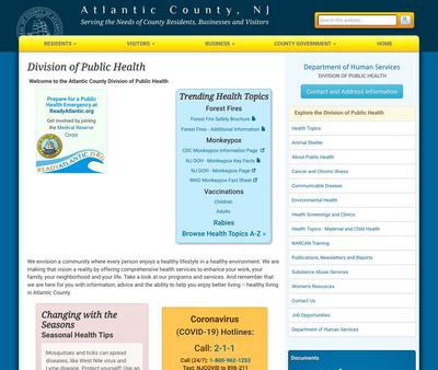 STD Testing at Atlantic City Public Health