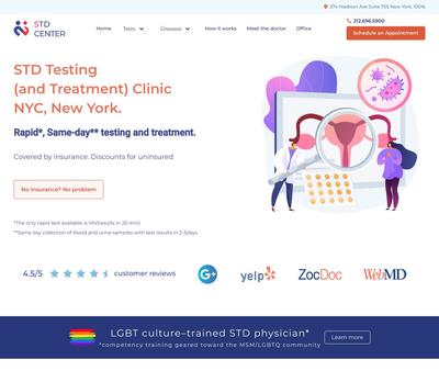 STD Testing at STD Testing Center NYC