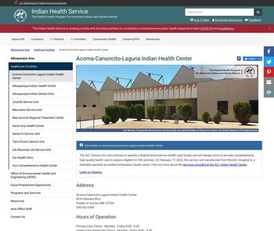 STD Testing at Acoma-Canoncito-Laguna Indian Health Center