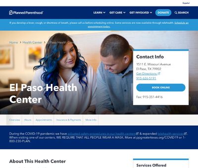 STD Testing at Planned Parenthood - El Paso Health Center