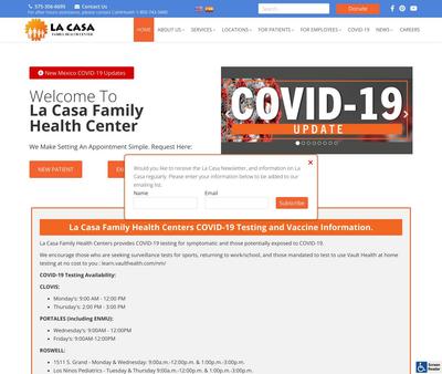 STD Testing at La Casa Family Health Center