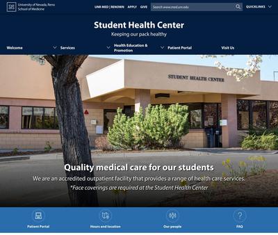 STD Testing at UNR Student Health Center