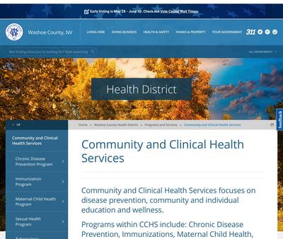 STD Testing at Washoe County Health District