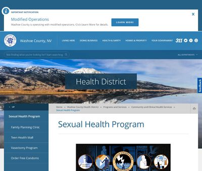 STD Testing at WashoeCounty Health Department