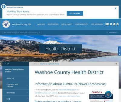 STD Testing at Washoe County Health District