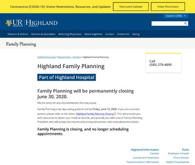 STD Testing at Highland Hospital