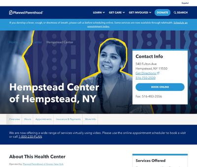 STD Testing at Planned Parenthood – Hempstead Center of Hempstead, NY