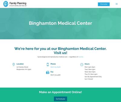 STD Testing at Family Planning of South Central New York Binghamton