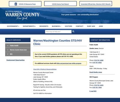 STD Testing at Warren County Public Health