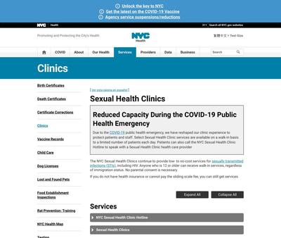 STD Testing at New York City Department of Health and Mental Hygiene:Fort Greene Sexual Health Clinic