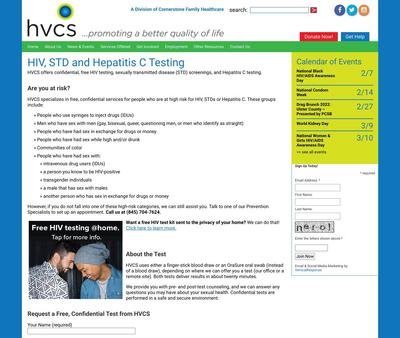 STD Testing at Hudson Valley Community Services (HVCS) Poughkeepsie
