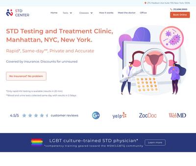STD Testing at STD Testing Center NYC