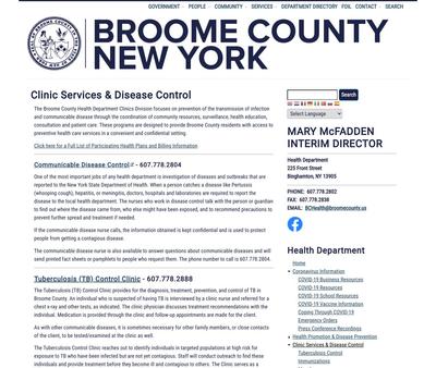 STD Testing at Broome County Health Department