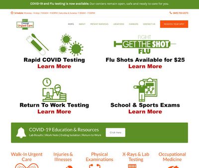 STD Testing at Orange Urgent Care