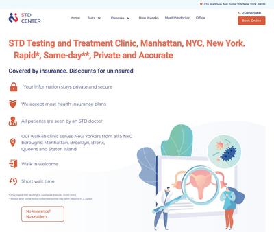 STD Testing at STD Testing Center NYC