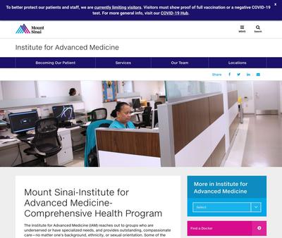 STD Testing at Mount Sinai Comprehensive Health Program