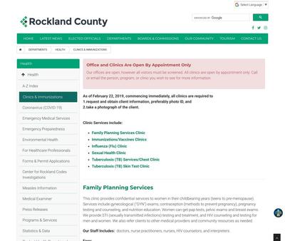 STD Testing at Rockland County Health Department