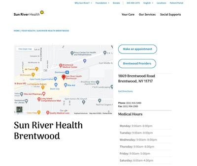 STD Testing at Sun River Health Brentwood