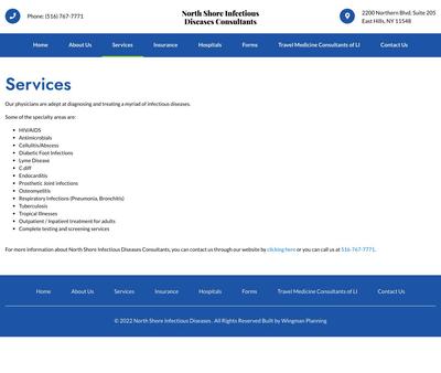 STD Testing at North Shore Infectious Diseases Consultants