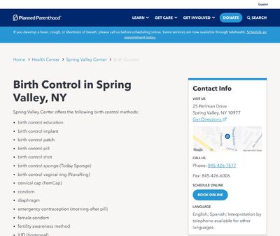 STD Testing at Planned Parenthood Hudson Peconic Incorporated (Spring Valley Center)